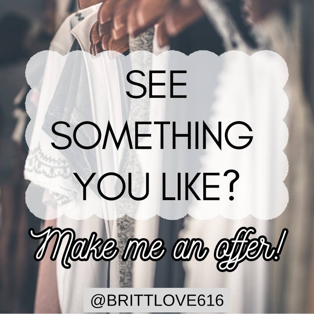I accept all reasonable offers!